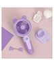 The Procure Store Multi-Functional Portable & Rechargable Fan with Ears- Purple