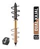 Shryoan Cosmetics Dual Kajal with Sharpener| Smudge Proof, Rich Color Payoff & Waterproof Kajal - (BLACK & BROWN, 1.35 g)