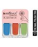 Shryoan Cosmetics Long Lasting Gel Nail Polish Trio|Intense Color and Metallic Finish|Quick Dry - Shade - 07 (Set of 3)