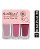 Shryoan Cosmetics Long Lasting Gel Nail Polish Trio|Intense Color and Metallic Finish|Quick Dry - Shade - 08 (Set of 3)