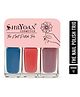 Shryoan Cosmetics Long Lasting Gel Nail Polish Trio|Intense Color and Metallic Finish|Quick Dry - Shade - 12 (Set of 3)