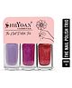 Shryoan Cosmetics Long Lasting Gel Nail Polish Trio|Intense Color and Metallic Finish|Quick Dry - Shade - 14 (Set of 3)