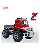 SVE Cargo Truck Off Roader Rechargeable Remote Control Car | 4x4 Cargo Monster Truck | LED Lights | Lithium Battery | C-Type Charging | Remote Control Car for Kids | RC Monster Truck- Red