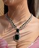 Binnis Wardrobe Emerald Radiance Necklace Set-Green