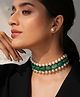 Binnis Wardrobe Semi Precious Pearl and Quartz Stone Choker-1