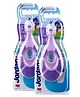 Jordan Step 1 Kid Toothbrush | 0-2 Years | Extra Soft Bristles | Short Neck | BPA Free (Pack of 2)