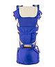 Safe-O-Kid 4 in 1 Position Baby Carrier, Ultra-Comfort Baby Carrier  Inward Facing Position, Easy On & Off, Premium Cotton Material- Blue