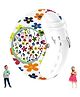 Spiky Floral Designed Analogue Watch - Multi Colour