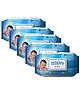 Teddyy Baby Wet Wipes with Lid 72 Pieces Each - Pack of 5