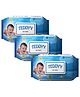 Teddyy Baby Wet Wipes with Lid 72 Pieces Each - Pack of 3