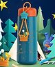StarAndDaisy Smart Kids School Water Bottle SUS Insulated Thermos, Teal Blue 350 ml