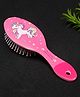 Stol'n Unicorn Printed Oval Shaped  Hair Brush-Dark Pink