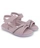 Superminis Striped & Sequins Embellished Sandals - Lavender