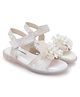 Superminis Pearls Embellished Sandals - Gold