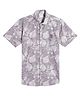 CAVIO Cotton Woven Half Sleeves Floral Printed Shirt - Magenta