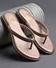 Shoetopia Rhinstone Embellished Sandals - Rose Gold
