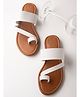 Shoetopia Colour Blocked Sandals - White