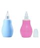 NeonateCare Baby Silicone Nose Cleaner Nasal Aspirator for Babies Pack of 2 - (Blue Nose Cleaner and Pink Nose Cleaner)