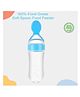 NeonateCare Silicone Easy Squeezy Spoon Food Feeder for Babies- Blue Spoon feeder