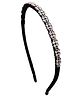 Daizy Stones Embellished Hairband - Black