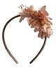 Daizy Floral Applique Detailed Hair Band - Peach