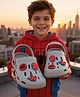 Yellow Bee Marvel Featuring Spiderman Applique Detailed Perforated Slingback Clogs - Grey