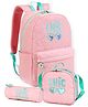 Little Surprise Box Cool Glasses Backpack with Matching Lunch Bag and Stationery Pouch Pink - 16.5 Inch