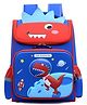Little Surprise Box  2D Pop Dino Space Backpack Blue - 17 Inches