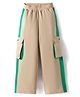 Pine Kids Cotton Knit Full Length Track Pant - Off White
