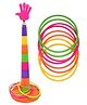 Toyshine 2 in 1 Ring Toss Game | Shape Sorter Color Recognition Aim and Strike Game - Multicolor