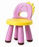House of Quirk Detachable Baby Chair Multifunctional Adjustable Plastic Backrest Compact Chair & Stool for Toddlers - Dinosaur Yellow