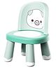 House of Quirk Detachable Baby Chair  Multifunctional Adjustable Plastic Backrest Compact Chair & Stool for Toddlers Pig Green