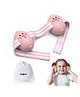BAYBEE 2 in 1 Noise Cancellation Ear Muffs for Kids | Infant Ear Protector for Babies with 3 Adjustable Lengths & 25db Noise Reduction | Snug Fit Baby Earpads for Sleeping with Silicone Strap (Pink)