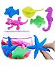 Birthday Popper Water Growing Creatures - 20 Animal Designs | Reusable Fun Toy | Educational & Learning Toy for Toddlers, Boys & Girls | Ideal as Birthday Return Gifts,multicolor