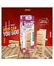 CLAPJOY Slido Alpha Wooden Stacking & Tumbling Tower Game