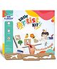 Clapjoy Painting Stencil Kit  20 Pieces DIY Drawing & Coloring Craft Set with Crayons, Water Color Pens and Pencil Colors