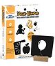 Clapjoy High Contrast Black & White Flash Cards for Newborns | 40 Images, 20 Cards, 2 Stands