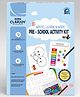 Clapjoy Reusable Pre-School Activity Kit for Kids  |Includes Marker, Sketch Pens, Wipe Cloth & Tracing Board