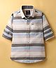 Noddy Full Sleeves Striped Shirt - Light Blue