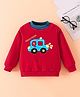 Mark & Mia Full Sleeves Sweatshirt With Car Print - Red