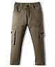 Rikidoos Cotton Woven Solid Cargo Pants - Khaki