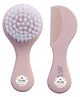 The Little Lookers Comb and Brush Set with Soft Bristles and Rounded Tips for Baby Sensitive Skin/Hair Care |Grooming Accessories - Pink
