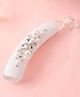Silvermerc Designs Pearl CZ Hair Banana Clip - Ivory