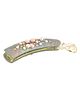 Silvermerc Designs Embellished Banana Hair Clip - Silver