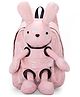Happy Hues 3D Bunny Backpack for Kids 12 Litre Lightweight & Waterproof School Bag with Multiple Compartments, Perfect for Kids - Height 15.7 Inches