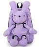 Happy Hues 3D Bunny Backpack for Kids, 15 inch, 12 Litre Lightweight & Waterproof School Bag with Multiple Compartments, Perfect for Kids - Purple