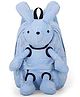 Happy Hues 3D Bunny Backpack for Kids, 15 inch, 12 Litre Lightweight & Waterproof School Bag with Multiple Compartments, Perfect for Kids - Blue