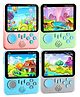 Happy Hues G7 Handheld Retro Video Game with 666 Games- 3.5inch LCD Screen -Slim & Portable Design- Gift for Kids- Random Colour
