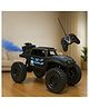 Kidsmate Remote Control Rock Climber Monster Car for Kids | Off-Road Crawler & RC Drifting Car with Smoke & LED Lights | High-Traction All-Terrain Truck Toy for Boys & Girls - Black