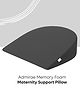 ADMIRAE Half Moon Pregnancy Pillow, Gray